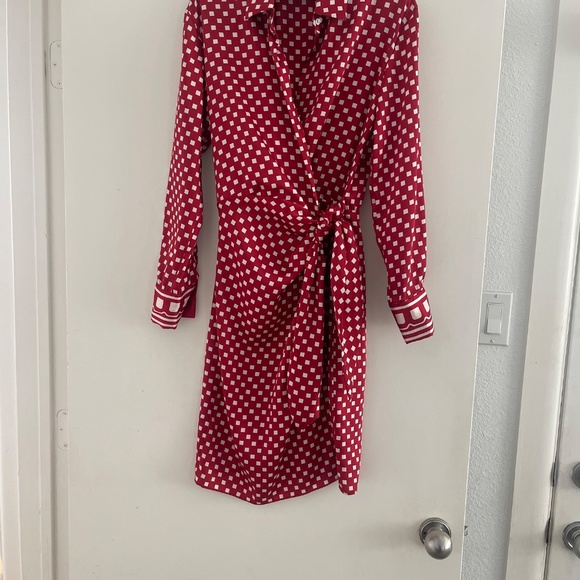 Marella Red Patterned Dress - Picture 2 of 3